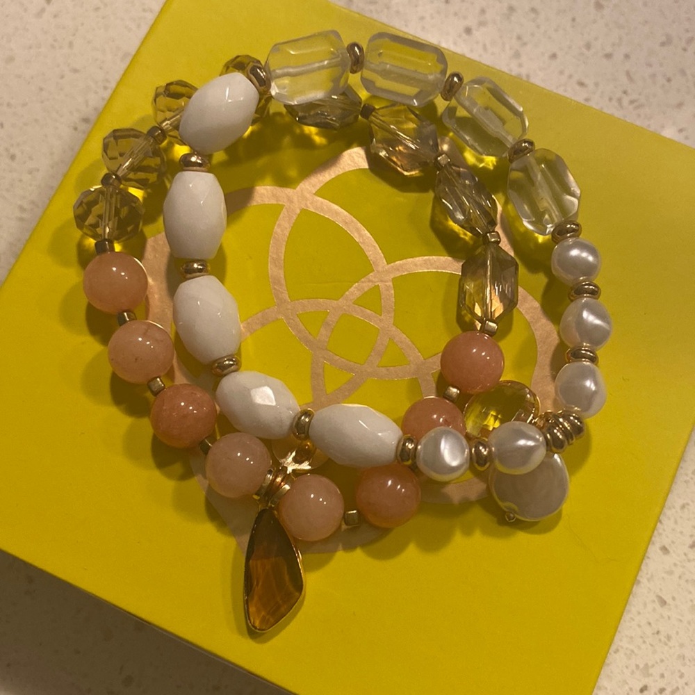 LOFT Layered Beaded Bracelets